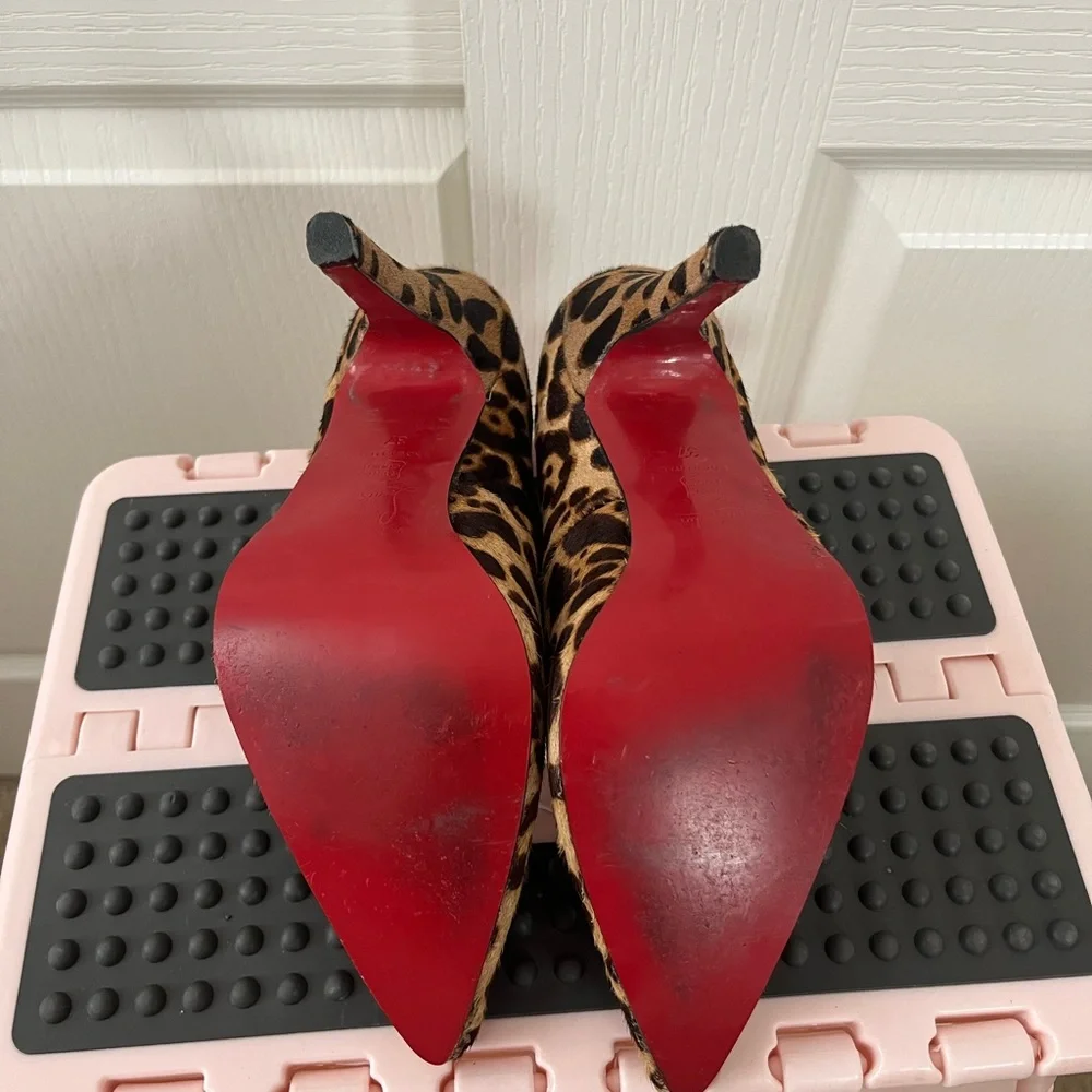 Christian Louboutin Kate Animal Print Heels 🐆 - Picture 3 of 6